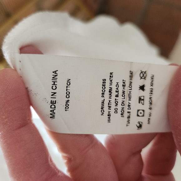 Simplee White Babydoll Eyelet Crochet Maxi Dress - Picture 12 of 15